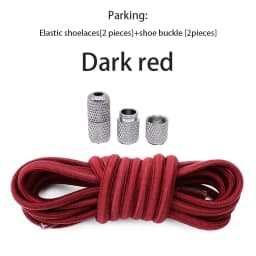 Elastic Shoelaces for Sneakers No Tie Shoelace Tennis Round Shoe Laces Without Ties for Kids Adult Rubber Bands Shoes Accessorie