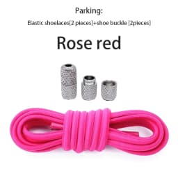 Elastic Shoelaces for Sneakers No Tie Shoelace Tennis Round Shoe Laces Without Ties for Kids Adult Rubber Bands Shoes Accessorie