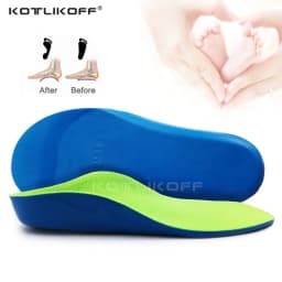 KOTLIKOFF Children's Orthopedic Shoes Insoles For Feet Flat Foot Arch Support Kids Orthopedic Products Shoes Sole Insert