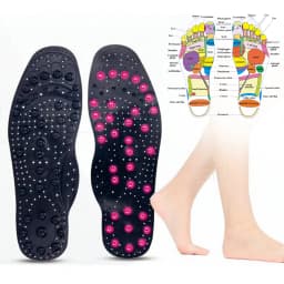 EiD Best 16-68pcs Magnet Magnetic Massage Insoles Foot Acupressure Shoe Pads Therapy Slimming Insoles for Weight Loss man women