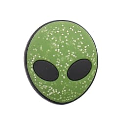 Hot Sale 1pcs Shoe Charms Green Alien Spaceship Planet PVC Accessories Garden Shoes Buckle Decorations Fit Kids X-max Gift