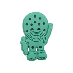 Hot Sale 1pcs Shoe Charms Green Alien Spaceship Planet PVC Accessories Garden Shoes Buckle Decorations Fit Kids X-max Gift