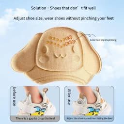 New Comfort Heels Stickers Care Inserts Shoe Pads Sneaker kids Insoles Non-slip Feet Heel Protectors Child Adjust Size Cushion