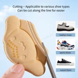 New Comfort Heels Stickers Care Inserts Shoe Pads Sneaker kids Insoles Non-slip Feet Heel Protectors Child Adjust Size Cushion