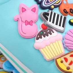 10-300Pcs Random PVC Kids Comic Animals Letter Shoe Buckle Charms Lovely Decorations Clog DIY cute Birthday Gift