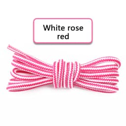 1 Pairs Round ColorBlock Striped Shoes Laces For Sneakers Polyester Silk Shoelaces For Fashion Boots Accessories 70/90/120/150CM