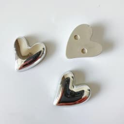 Fashion Heart Gold Silver Shoe Pins Charms For Hole Shoe Cute Badge DIY Garden Shoe Decorations For Womens Sandals Accessories