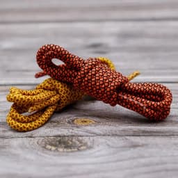 Trendy 5mm Two-tone Round Shoelaces High Top Outdoor Walking Hiking Boot String Athletic Laces Shoes Cords for Sneakers Costumes