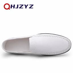 Luxury Leather Men Shoes Casual 2026 Italian Soft Men Loafers Handmade Moccasins Breathable Slip on Boat Shoes Zapatos Hombre