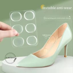 6pcs/set High Quality Silicone Gel Heel Stickers Adhesive Shoe Insole Insert Pad Cushion Foot Care Heel Grips Liner Protector