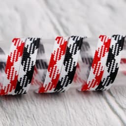 Coolstring Two-tone Polyester Laces 8mm Flat Shoelaces Stylish Durable Footwear Accessory for A Trendy Look High-top Shoes