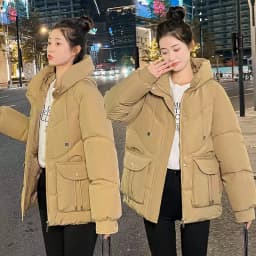 Winter Jacket Women Overcoat Hooded Thick Down Cotton Padded Coat 2023 New Female Long Sleeve Casual Puffer Parkas Outwear