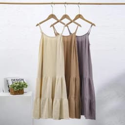 Muslin 100% Cotton Gauze Elegant And Pretty Women's Dresses Sexy V-Neck Sleeveless Ruffles Chic Dress Holiday Beach Sundress