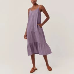 Muslin 100% Cotton Gauze Elegant And Pretty Women's Dresses Sexy V-Neck Sleeveless Ruffles Chic Dress Holiday Beach Sundress
