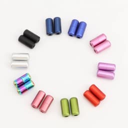 NEW Colorful Matte Metal Shoelaces Sneaker Locks Durable Capsules Shoelaces buckle Shoes Accessories Aesthetic Sports Laces Lock