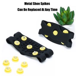 Anti Skid Shoe Spikes for Snow And Ice Gripper Winter Shoes Grip Anti Slip Crampons for Outdoor Climbing Ice Cleats Shoe Covers