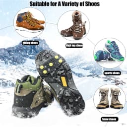 Anti Skid Shoe Spikes for Snow And Ice Gripper Winter Shoes Grip Anti Slip Crampons for Outdoor Climbing Ice Cleats Shoe Covers