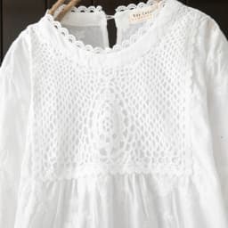 New Autumn Cotton Solid Shirts Women Round Neck Tops Girl Long Sleeve Loose Hollowed Out Blouses Temperament Spring T30515QC