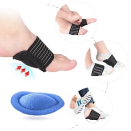 1Pair Plantar Fasciitis Insole for Flat Feet Arch Support Shoe Pads Orthopedic Shoes Insoles Men Women Feet Care Products