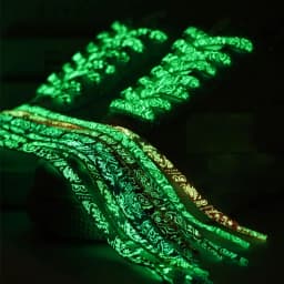 Flat Luminous Shoelaces for Sneakers Fluorescent Glow-in-the-dark Printing Cashew Flower Splash Ink Shoe Laces for Woman Man