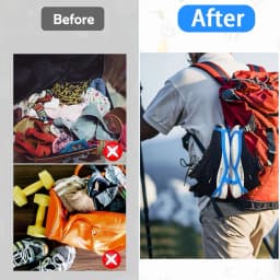 Soft Shoe Holster For Backpack Universal Sneaker Storage Clamp For Climbing Trip