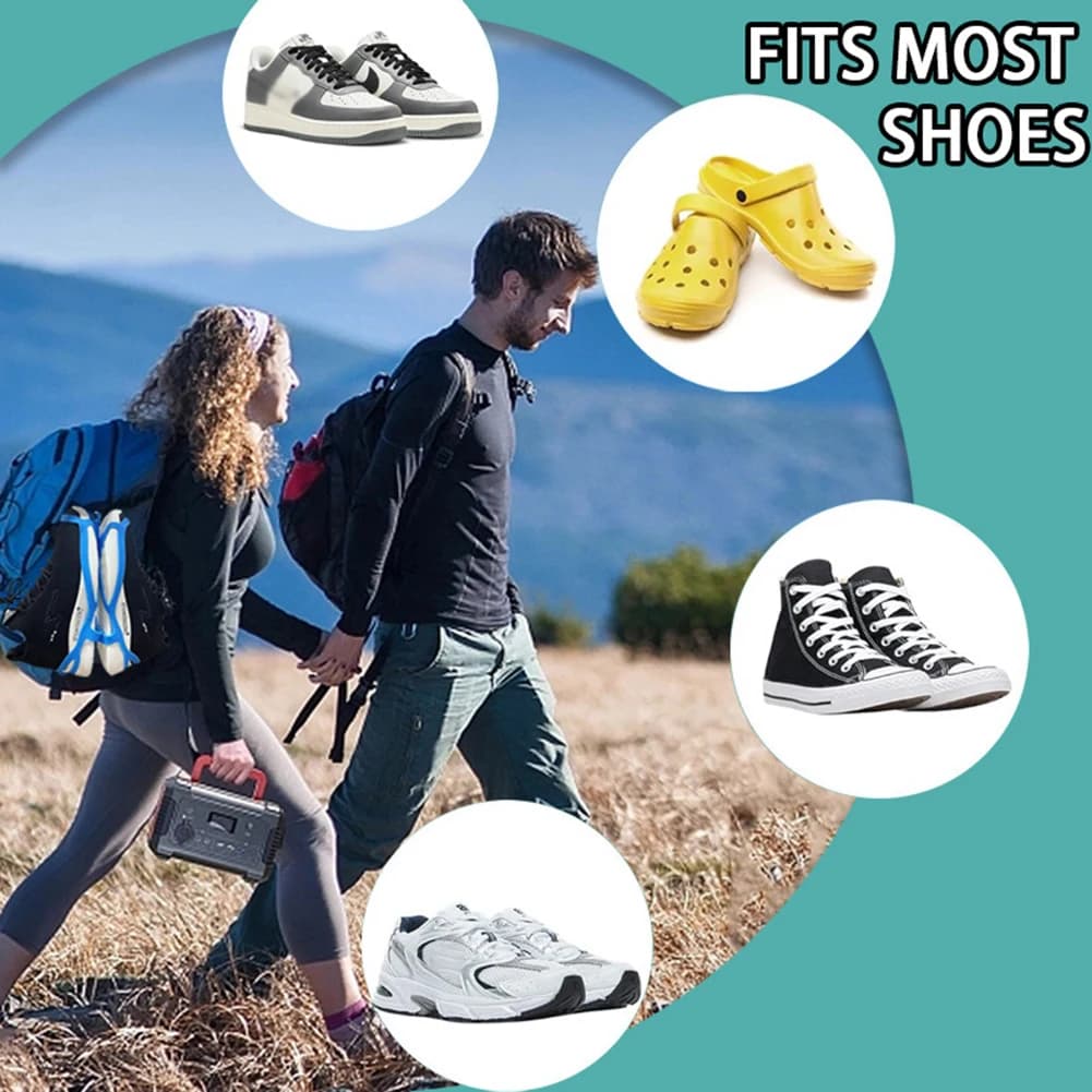 Soft Shoe Holster For Backpack Universal Sneaker Storage Clamp For Climbing Trip