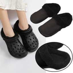 1 Pair Winter Warm Shoe Cover Inserts Replacement Fur Insoles Removable Soft Thickened Shoes Liners Plush Cover Accessories