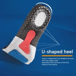 Breathable EVA Arch Support Sports Insoles, Honeycomb Shock‑Absorbing Shoe Inserts, Comfort Shoe Pads for Men & Women