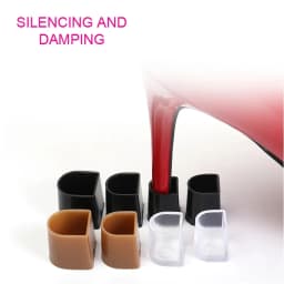1Pair Heel Protector Women High heels Protective Cover Non-slip Wearable Heel Cover Shock absorbing Shoes Accessories