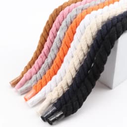 1Pair Round Shoelaces Colorful 1CM Thicker Cotton Shoelace Running Sneakers Laces 100/120/140/160CM Boots Shoe laces Shoes