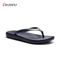 LUOFU Men's Herringbone Slippers Summer Indoor and Outdoor Fashion Couples Flat Bottom Lightweight Anti slip Slippers