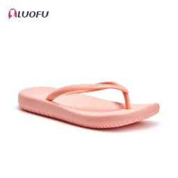 LUOFU Men's Herringbone Slippers Summer Indoor and Outdoor Fashion Couples Flat Bottom Lightweight Anti slip Slippers