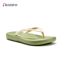 LUOFU Men's Herringbone Slippers Summer Indoor and Outdoor Fashion Couples Flat Bottom Lightweight Anti slip Slippers