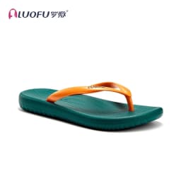 LUOFU Men's Herringbone Slippers Summer Indoor and Outdoor Fashion Couples Flat Bottom Lightweight Anti slip Slippers