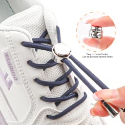 Tieless Elastic Shoe Laces No Tie Shoelaces Round Shoelace Sneakers for Kids and Adult with Strong Lock and Speed Shoestrings