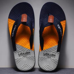 Men's Thongs Slippers For Summer Comfy Breathable Beach Shoes For Daily Wear