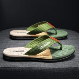 Men's Thongs Slippers For Summer Comfy Breathable Beach Shoes For Daily Wear