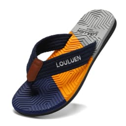 Men's Thongs Slippers For Summer Comfy Breathable Beach Shoes For Daily Wear