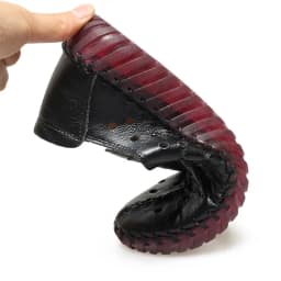 Big Size 42 Cowhide Leather Ballet Flats Moccasins Loafers Women's Summer Cut-Out Shoes Ladies Driving Moccasin Daily Walk Shoes