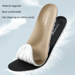 New Cowhide Shoes Insole Plantar Fasciitis Pads Arch Support Foot Orthopedic Insoles for Feet Sports Shock Absorption Shoe Sole