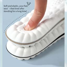 New Cowhide Shoes Insole Plantar Fasciitis Pads Arch Support Foot Orthopedic Insoles for Feet Sports Shock Absorption Shoe Sole