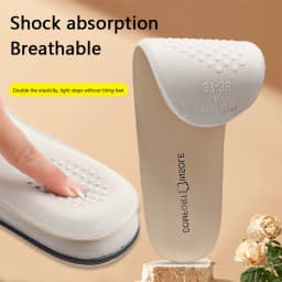 Genuine leather comfortable and breathable sports insole, sweat absorbing, antibacterial and odor resistant latex insole