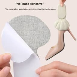 Heel Protector Heel Stickers Sneakers Feet Pads Pain Relief Size Reducer Non-slip Shoe Insoles T-Shaped Foot Care Pad Heel Grips