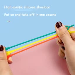 12 Pcs Silicon Elastic Laces Sneakers Shoelaces Without Ties Rubber Band for Casual Shoes Men Women Sport Shoes Lazy Accessories