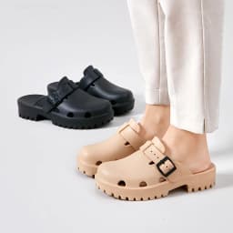 Smile Pop Women Platform Sandals Summer Clogs Slippers Fashion Women's Flat Slippers Outdoor Antiskid Waterproof Home Sandals