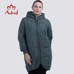 2022 new winter jacket women zipper Hooded Oversize female jacket coat autumn 5XL clothes solid warm parka clothing hot AM-2075