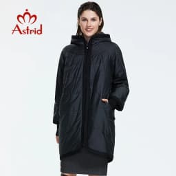 2022 new winter jacket women zipper Hooded Oversize female jacket coat autumn 5XL clothes solid warm parka clothing hot AM-2075
