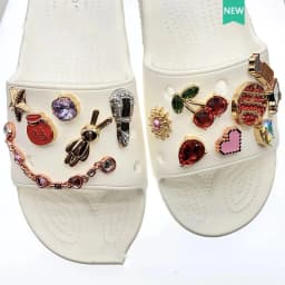 High-Quality Metal  Shoe Charms  Fashion Hole Accessories for Cross  Decorative DIY Shoe Decorations