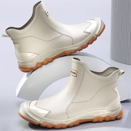 New Outdoor Non-slip Light Shoes Men Rain Boots Waterproof Rubber Fishing Shoes Durable Waterproof Rubber Fishing Shoes 39-45