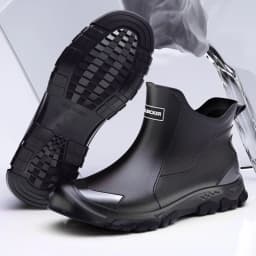 New Outdoor Non-slip Light Shoes Men Rain Boots Waterproof Rubber Fishing Shoes Durable Waterproof Rubber Fishing Shoes 39-45